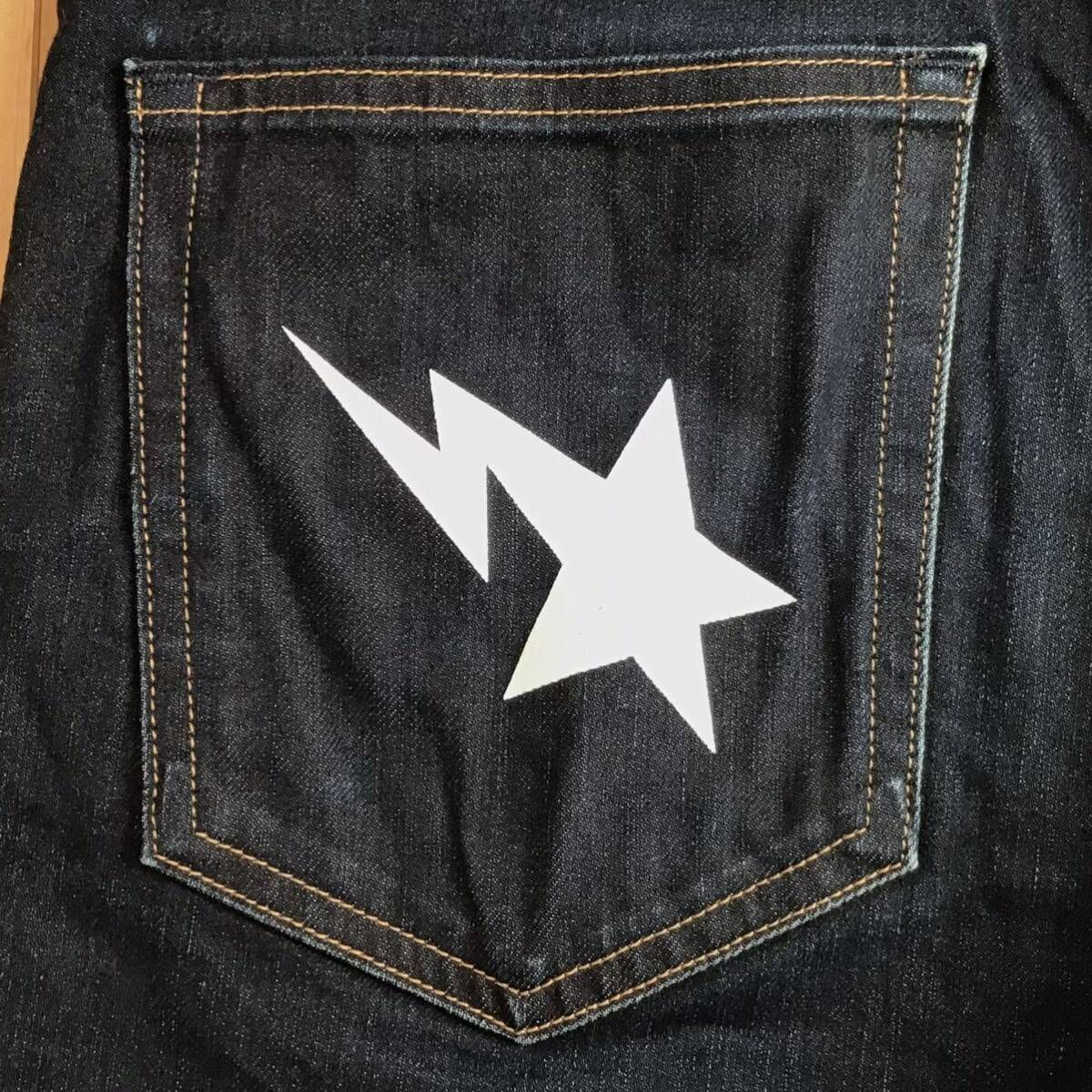 BAPE STA Denim Pants エイプスター　Lサイズ STA PATCH WORK LOOSE FIT DENIM PANTS | bape.com