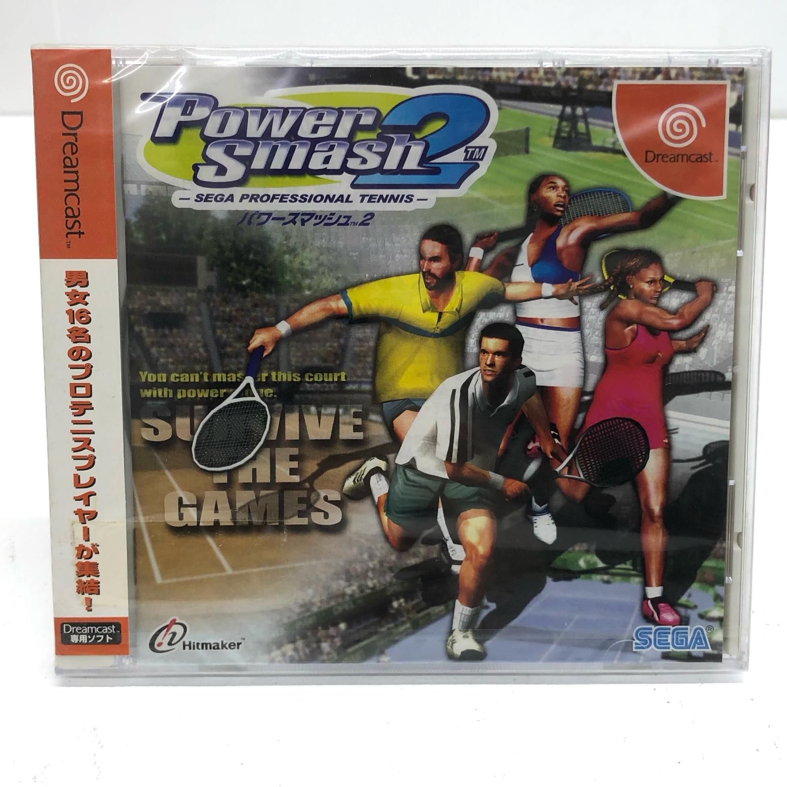【物流センター】 中古 ゲームソフト POWER SMASH 2 ドリームキャスト スポーツ 2001年製 HDR-0177 【607】