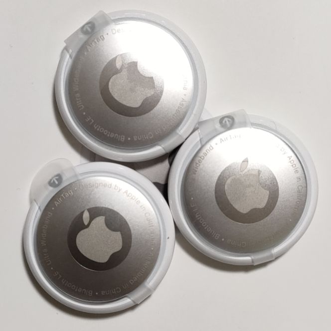 外箱・説明書無☆3個☆新品】Apple アップル AirTag エアタグ MX542ZP 