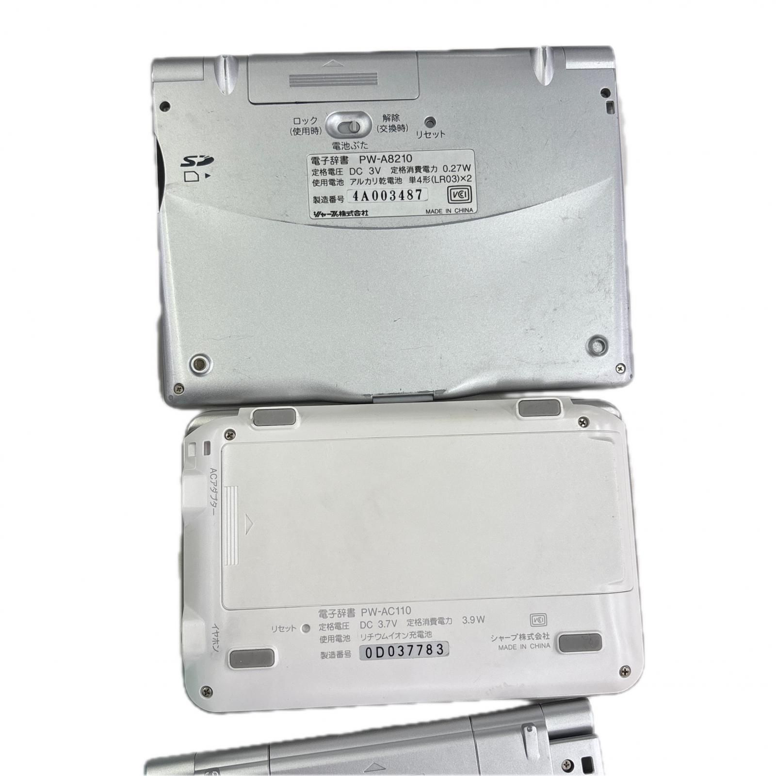 186001 現状品 SHAP シャープ 電子辞書 パピルス ブレイン