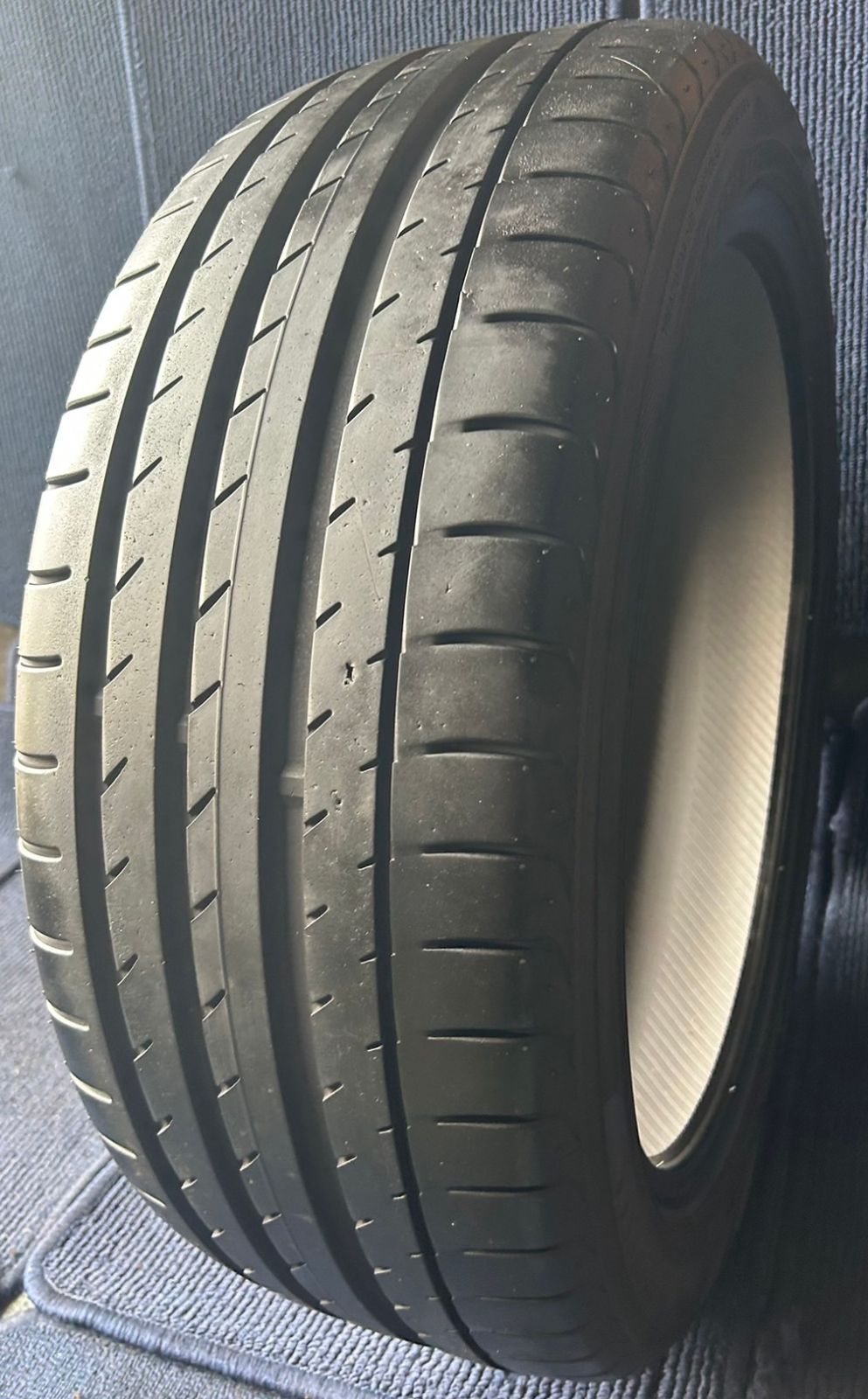 2025年製造 溝8.5分山 YOKOHAMA ADVAN Sport V105 1本 225|45R19 パンク修理痕あり ASP2154