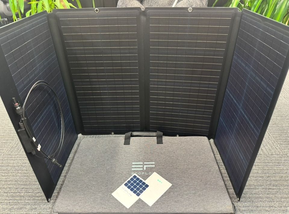 ︎ECO FLOW エコフローソーラーチャージャー ソーラーパネル EF SOLAR160W EF-FLEX-160