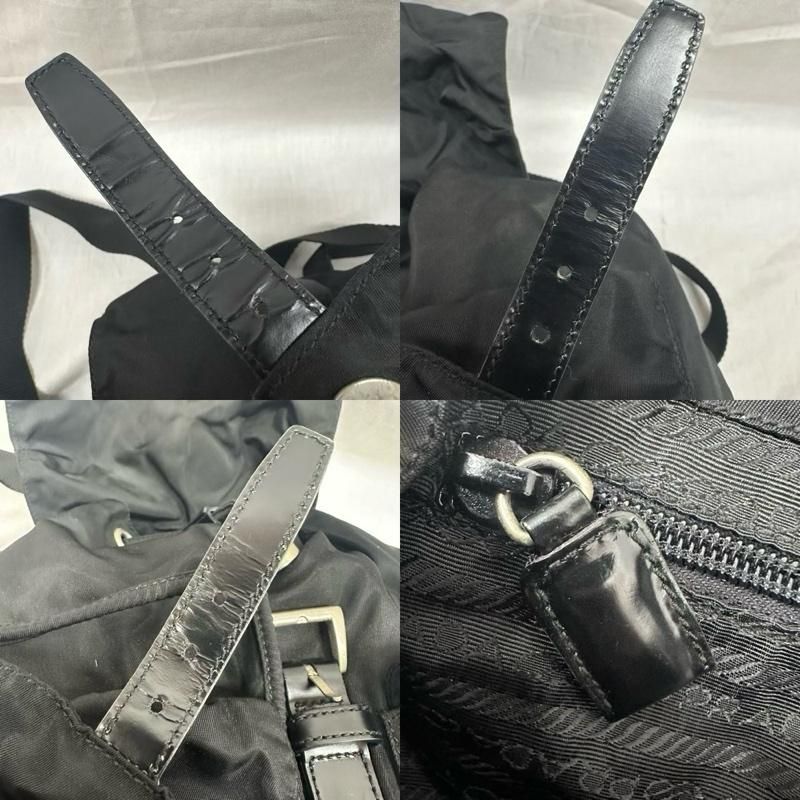 美品 PRADA 三角ロゴ リュック バックパック ブラック B2811F 2025年最新】PRADA B2811Fの人気アイテム - メルカリ