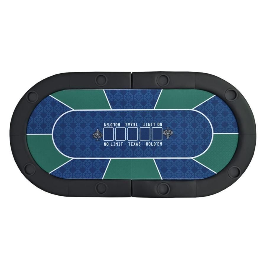ポーカーテーブルポーカーテーブルクロス181x92x4cmテキサスポーカーテーブル折りたたみ式カジノテーブル 2つの折りたたみ式