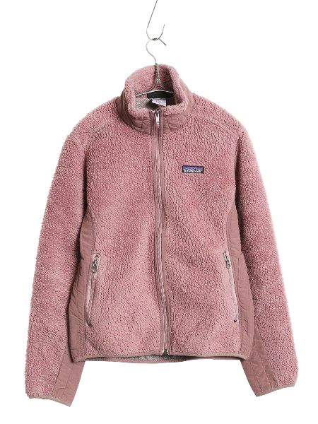 なクーポン配布中! パタゴニア クラシック レトロX ジャケット レディース S 09年製 フルジップ パイル フリース ボア ハイネック 廃盤 アウトドア ピンク