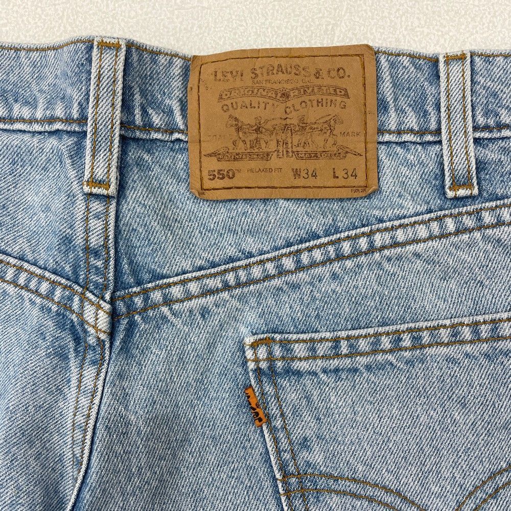 リーバイス Levi's 550 デニム パンツ テーパード 色落ち ヒゲ W35 L33