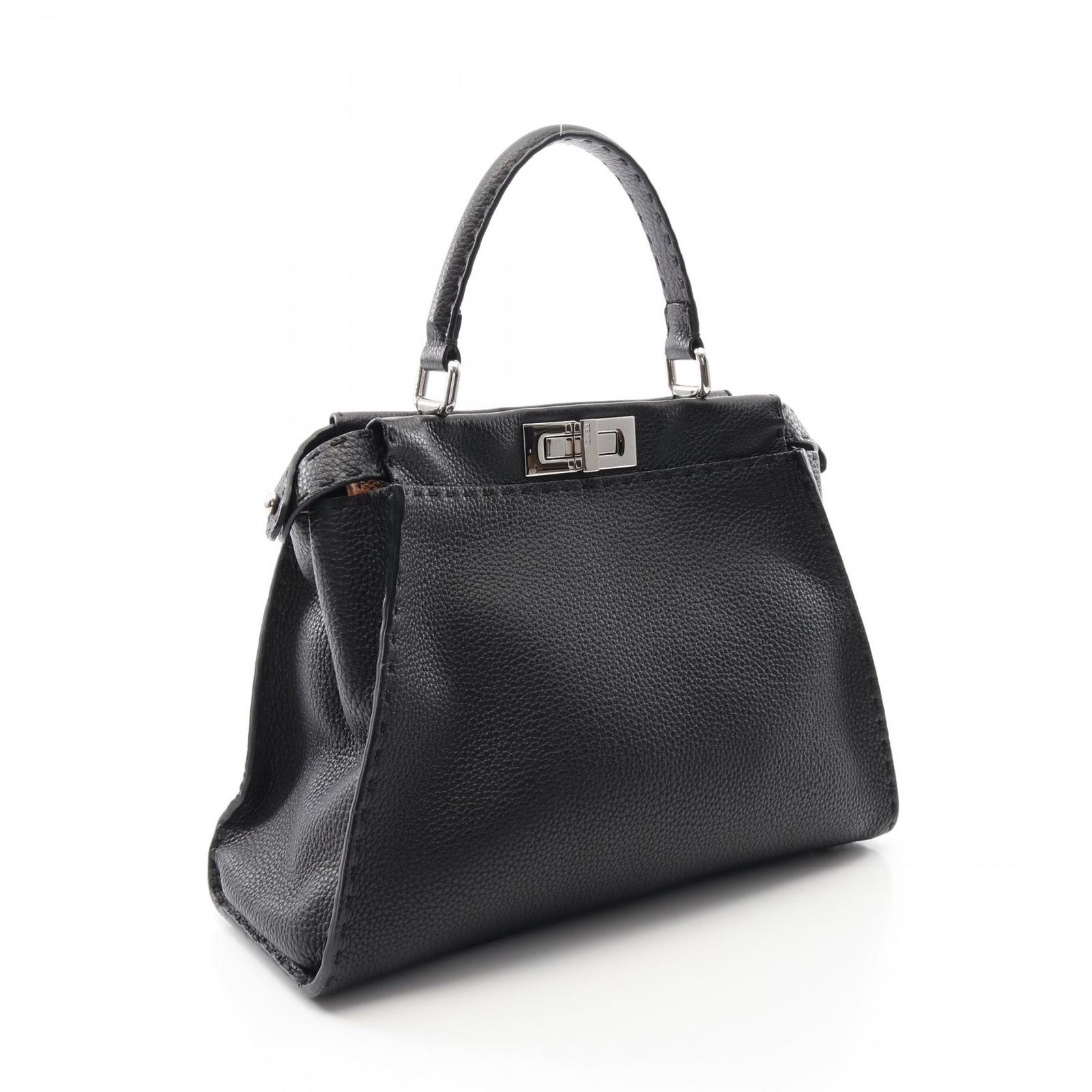 ✨のののん✨【保存袋等付き】FENDI ピーカブー セレリア ハンドバッグ FENDI(フェンディ) セレリア Selleria PEEKABOO MINI ピーカブー