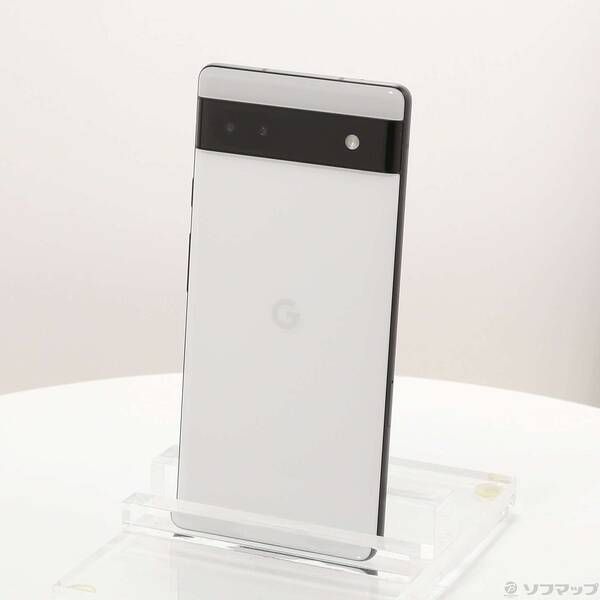 Google Pixel 6a チョーク 中古品〕 Google Pixel 6a 128GB チョーク GB17L au SIMフリー
