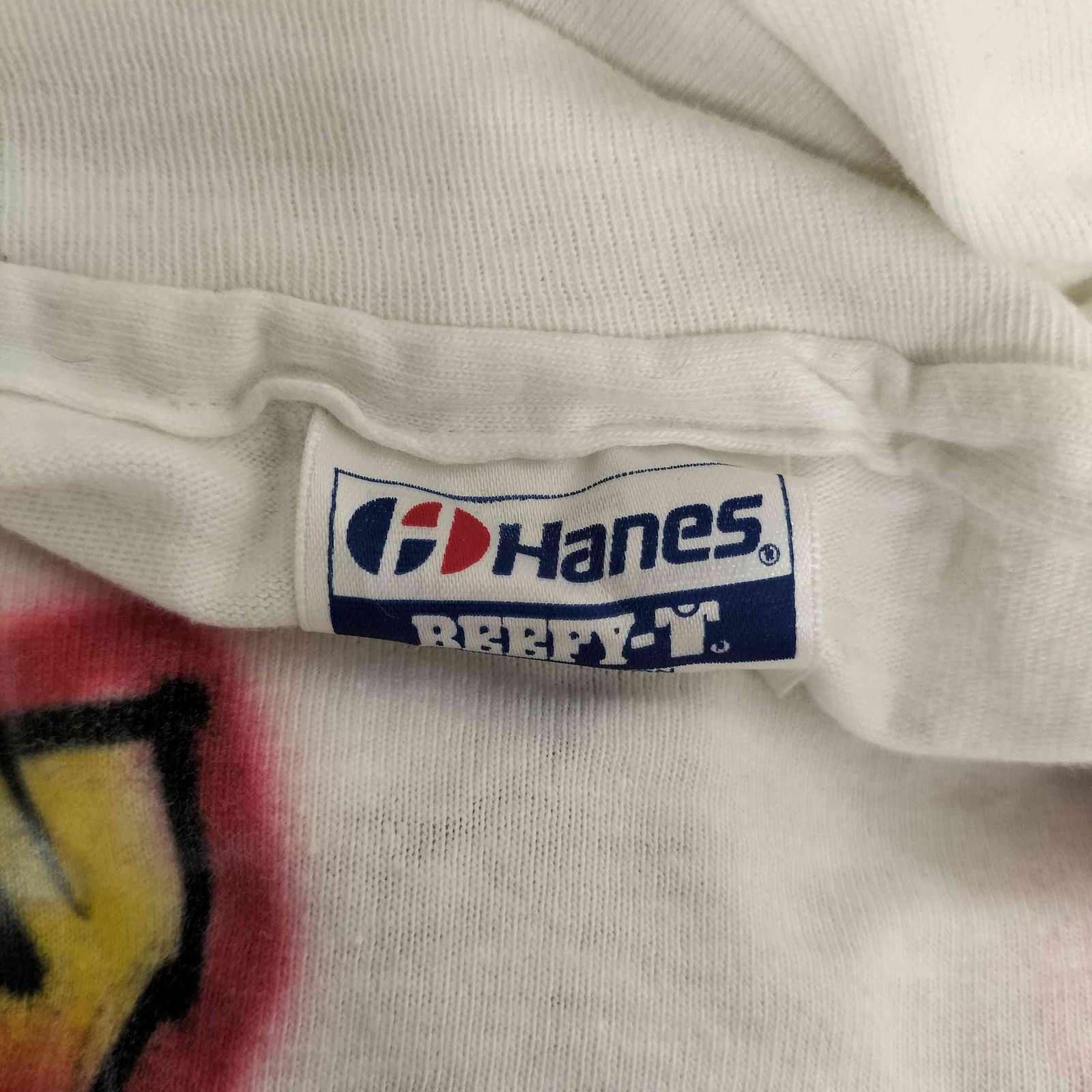 ヘインズ Hanes 80s USA製 シングルステッチ キャラクタープリント T 