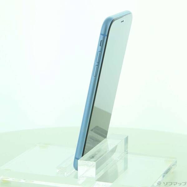 中古品〕 iPhoneXR 64GB ブルー MT0E2J／A SIMフリー【348