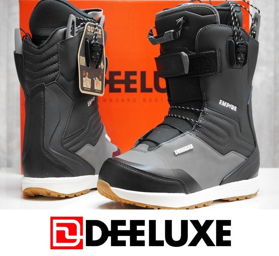 【新品】25 DEELUXE EMPIRE S4 - CHARCOAL - 27.5 正規品 サーモインナー スノーボード ブーツ