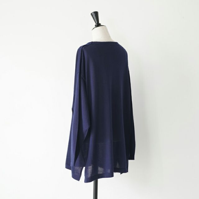 【SALE セール】lelill (レリル) | ハイテク FLUFFY プルオーバー (navy / beige) | トップス プルオーバー オーバーサイズ お洒落 SALE セール】lelill (レリル) | ハイテク FLUFFY プルオーバー