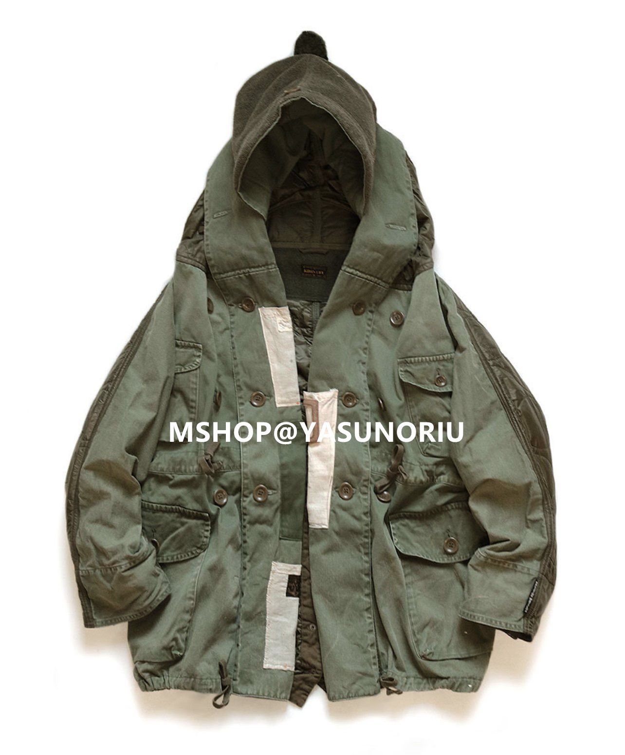 KAPITAL Modular 60/40 Cross KAMAKURA Anorak