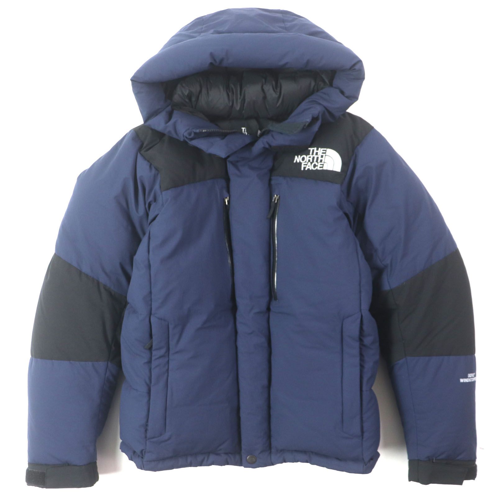 THE NORTH FACE ザ ノースフェイス ND91840 Baltro Light Jacket フード付き ロゴ刺繍 ダウンジャケット ネイビー XS メンズ