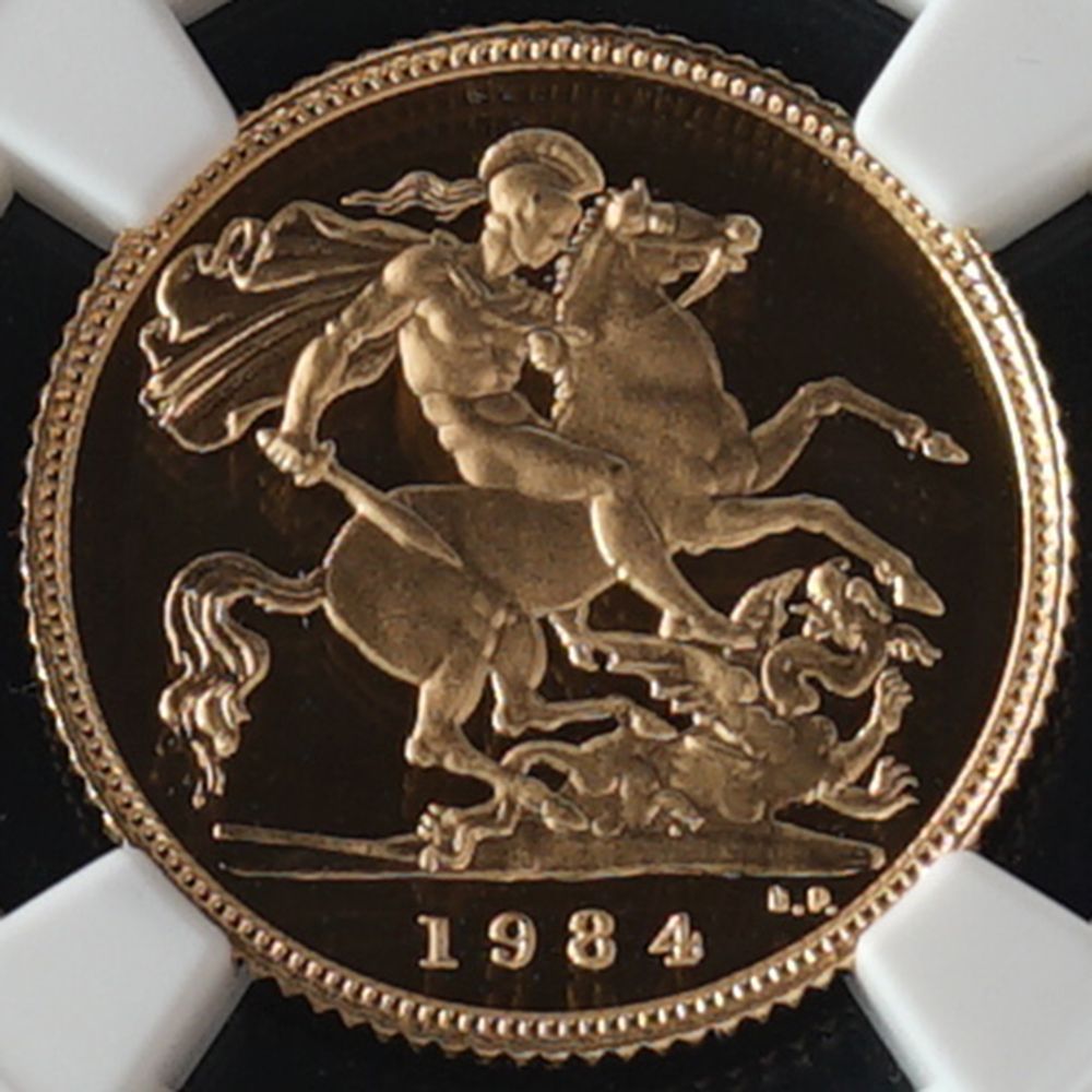 準最高鑑定】 1984年 イギリス ヤングエリザベス 1/2sov 金貨 NGC PF69UC 美しさと威厳 ヤングバスト アンティークコイン モダン  英国 - メルカリ