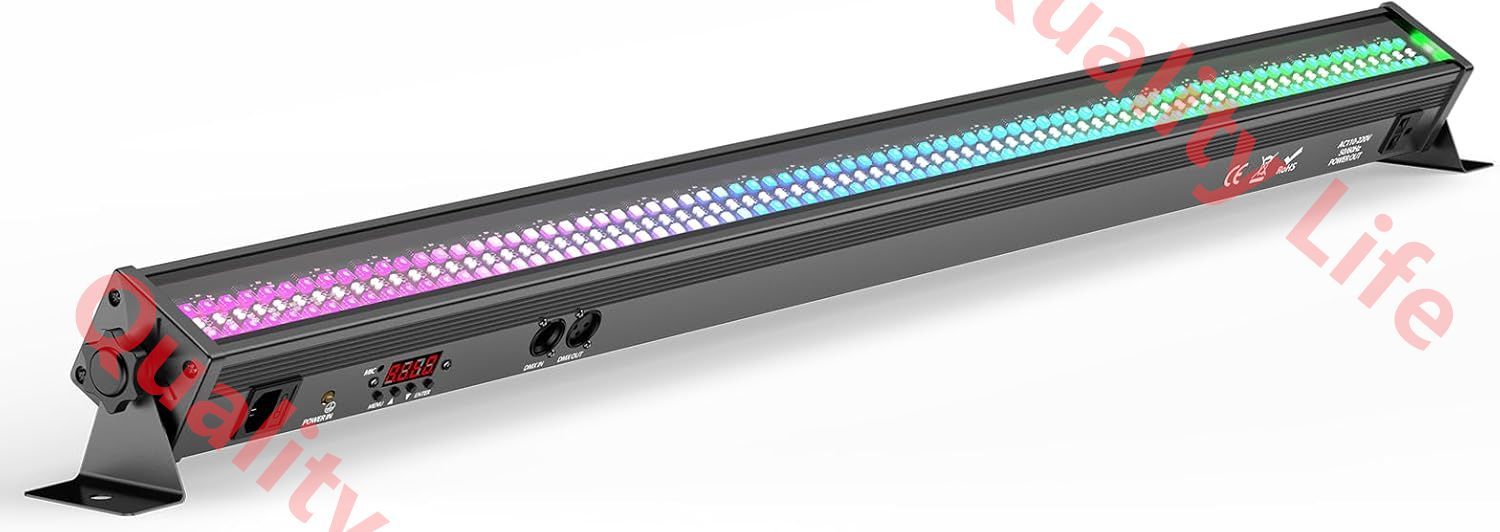 ステージライト 80W 168LEDs RGBW ウォールウォッシャー Dj ビームライト LED バー DMX512 超高輝度効果 屋外ウォールウォッシャー 舞台照明 庭 誕生日 結婚式 パーティー KTV カラオケ バー照明に最適 102CM