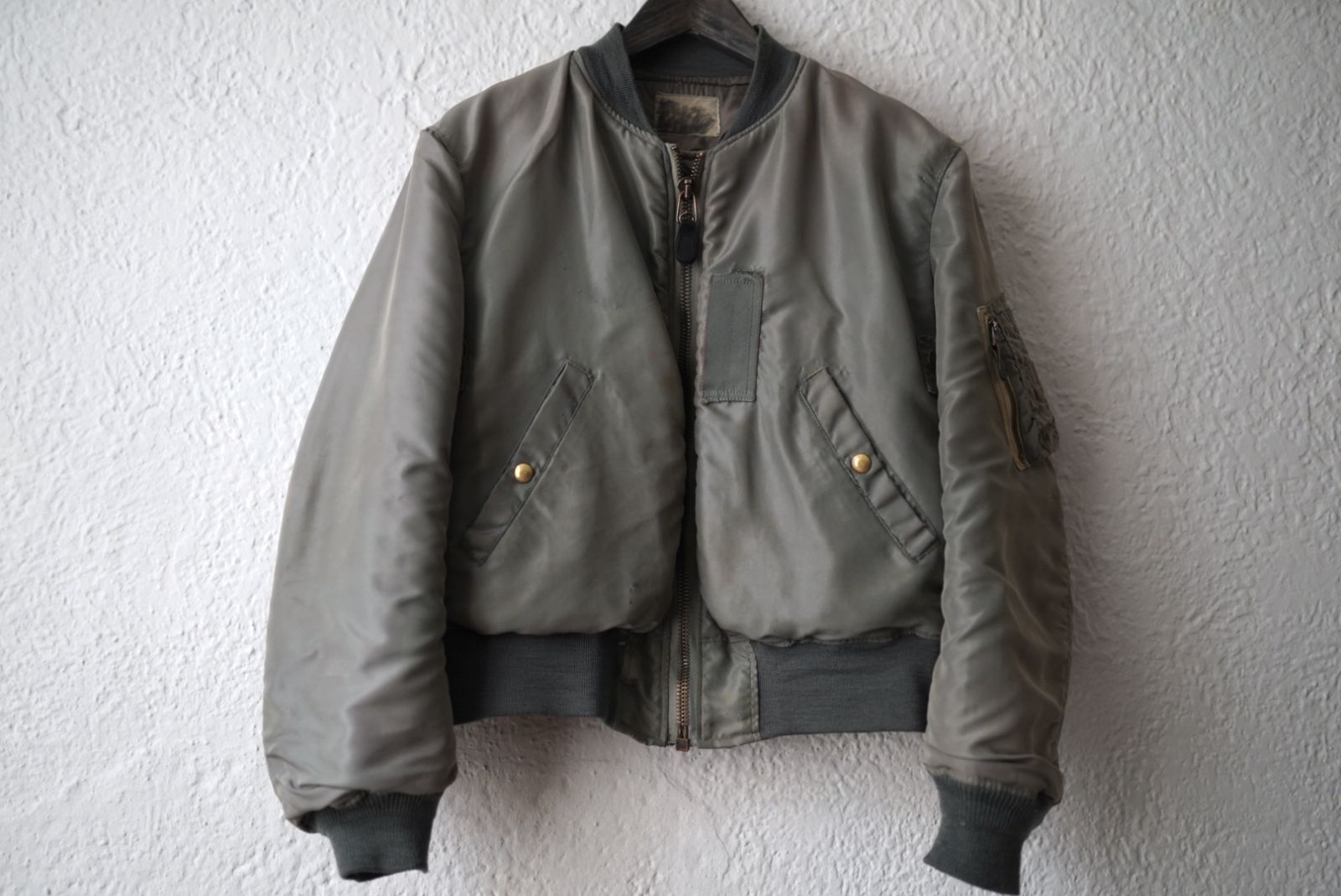 1950's U.S.ARMY B-15D MOD ミリタリーフライトジャケット セージグリーン / Vintage(ヴィンテージ)