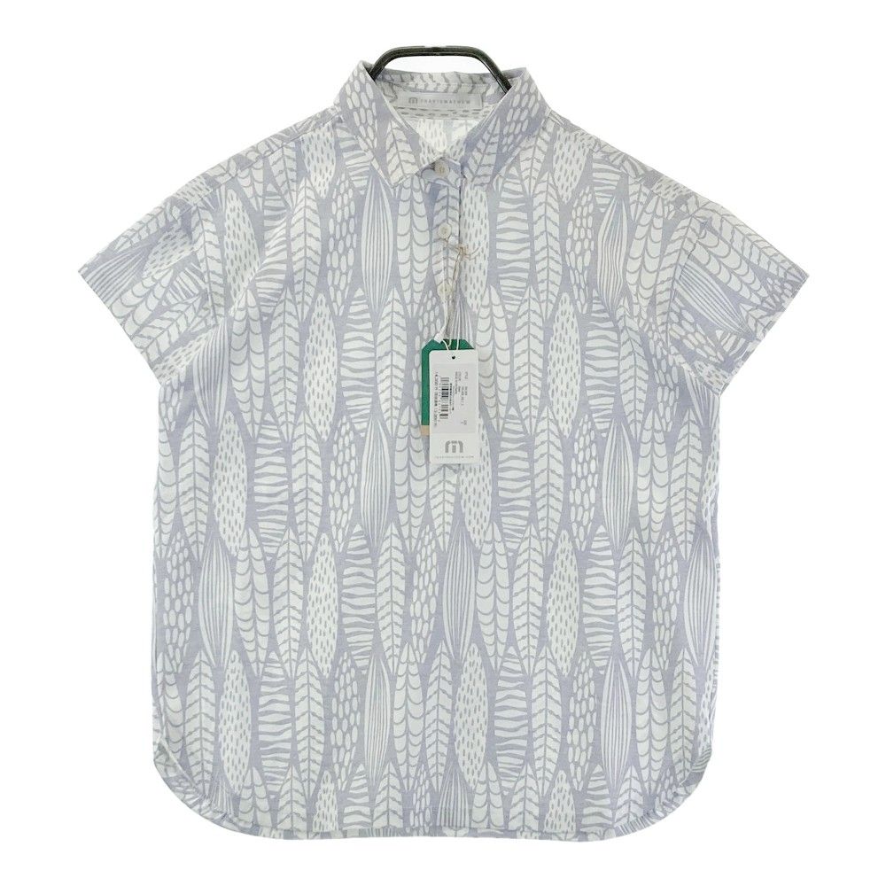 サイズ：S TRAVIS MATHEW トラビスマシュー  半袖ポロシャツ 総柄 グレー系 [240101424057] ゴルフウェア レディース ストスト サイズ：S TRAVIS MATHEW トラビスマシュー 半袖ポロシャツ 総柄