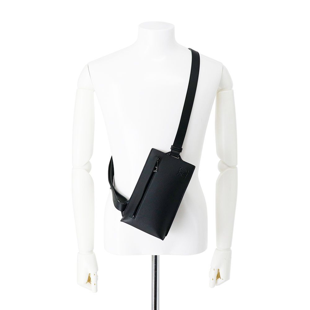 ロエベ バッグ ショルダー バーティカル Tポケット ソフトグレイン