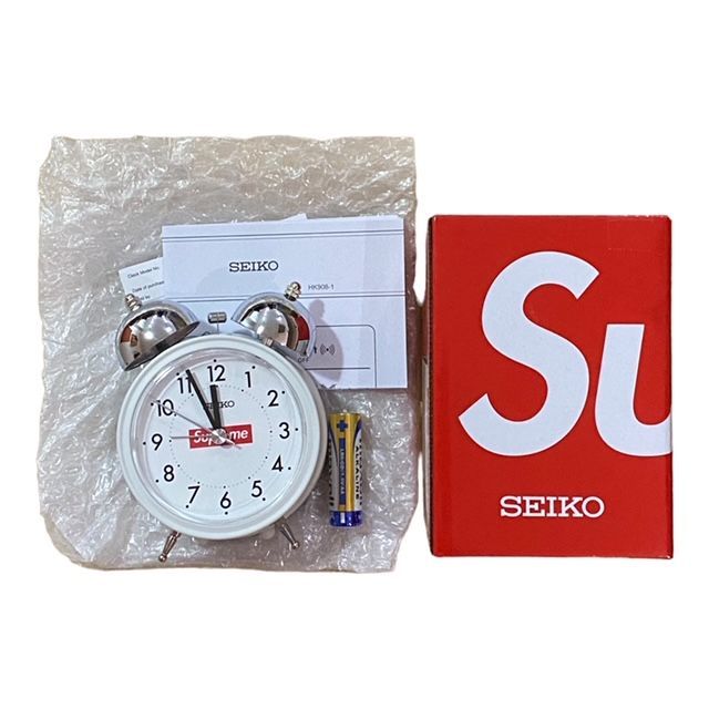 代引き人気 Supreme 目覚まし時計 Seiko SUPREME Alarm シュプリーム