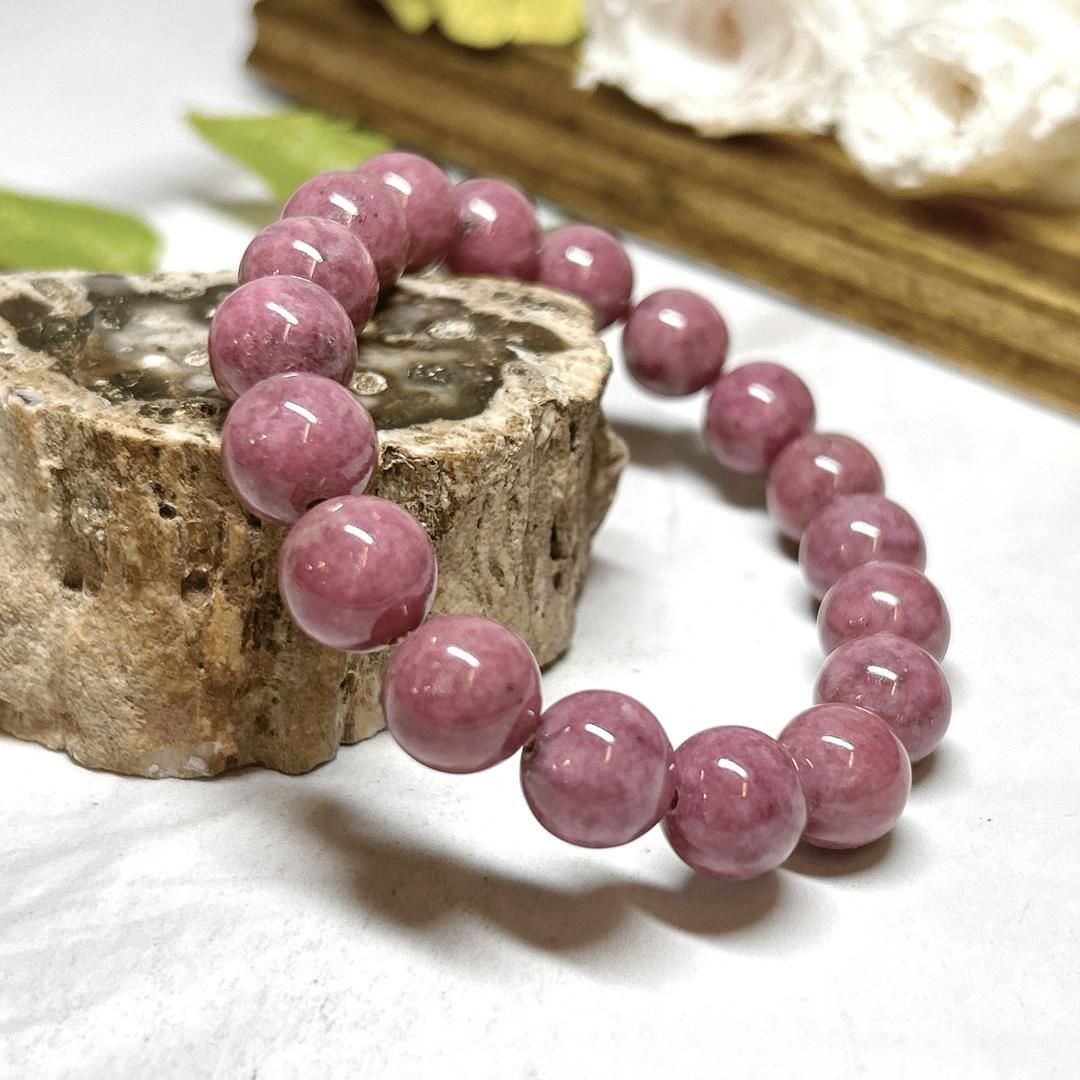 RE5949】10＊ロードナイト＊ブレスレット＊Rhodonite