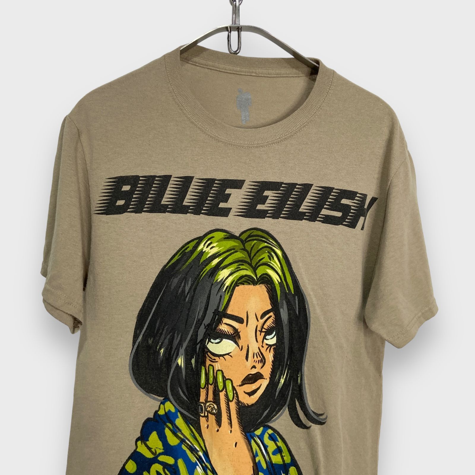 入手困難！Billie Eilish Photo Tシャツ ビリーアイリッシュ Amazon.com: Official Billie Eilish Hand Face Photo Black T