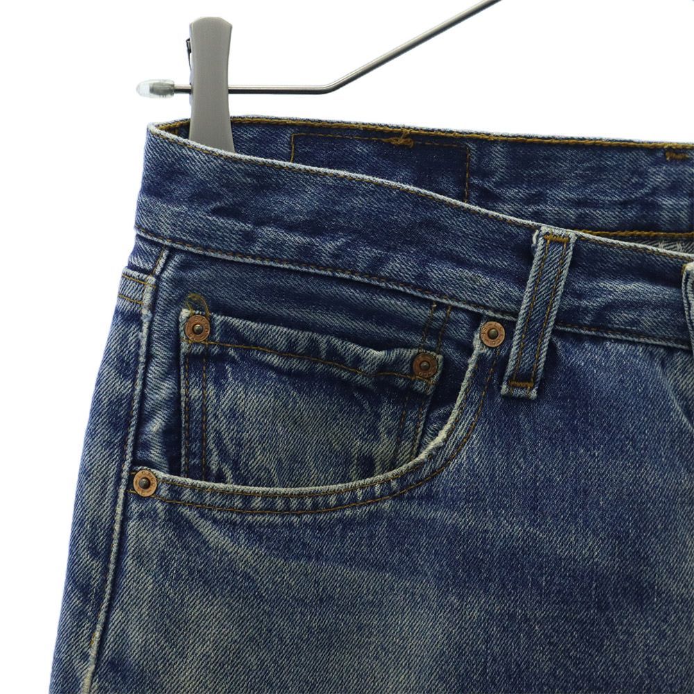 リーバイス 501 ストレート デニムパンツ W32 ブルー LEVI'S ボタンフライ ジーンズ メンズ 【中古】  【240221】