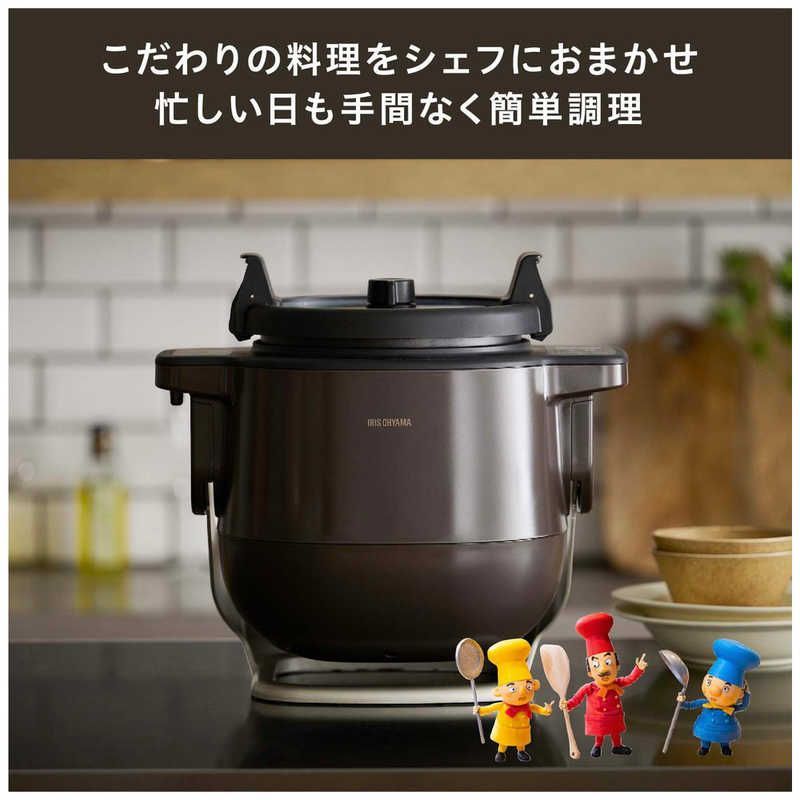 新品 未使用 未開梱】アイリスオーヤマ IRIS OHYAMA 自動調理鍋 シェフドラム CHEF DRUM 自動かくはん式調理機 KDAC-IA2-T  - メルカリ