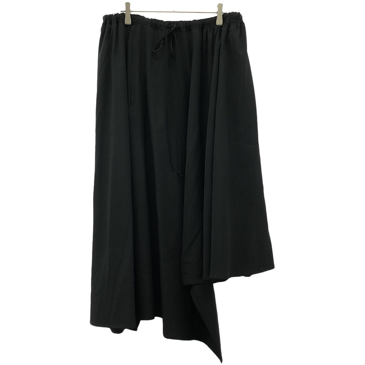 YOHJIYAMAMOTO+NOIR / ロングスカート/1/ウール/BLK/NN-S10-143 Yohji Yamamoto +NOIR ヨウジヤマモト ウールスカート YOHJIYAMAMOTO+