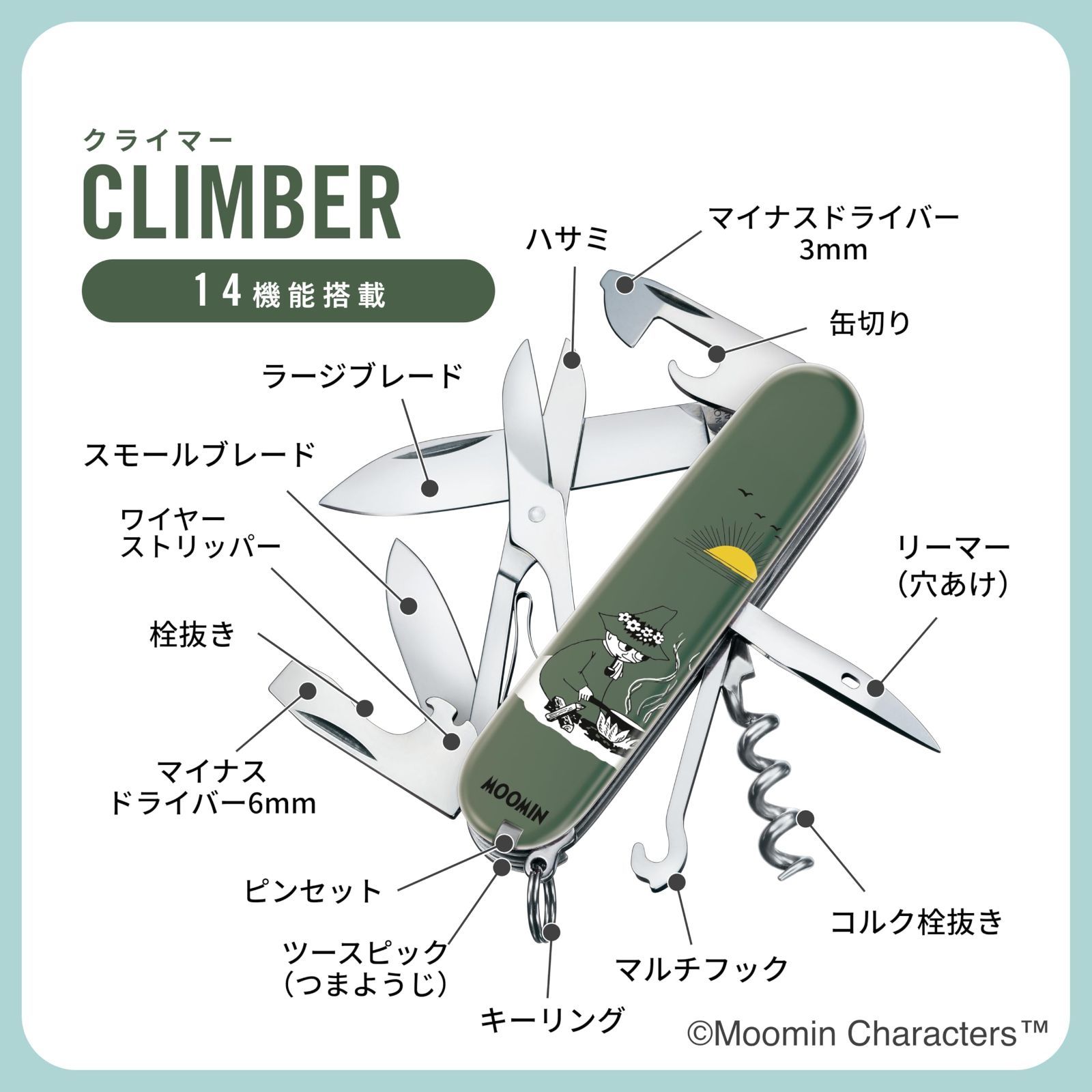 VICTORINOX(ビクトリノックス) ムーミン クライマー スイス・アーミー 楽天市場】ビクトリノックス VICTORINOX 公式 クラシックSD