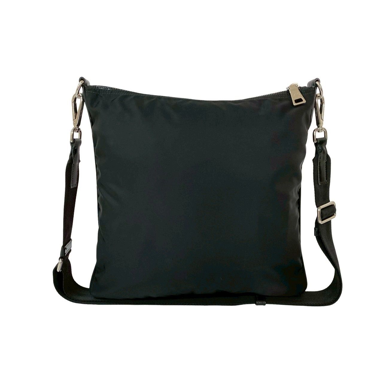 極 美品 PRADA プラダ 三角ロゴ プレート 金具 テスート ナイロン 