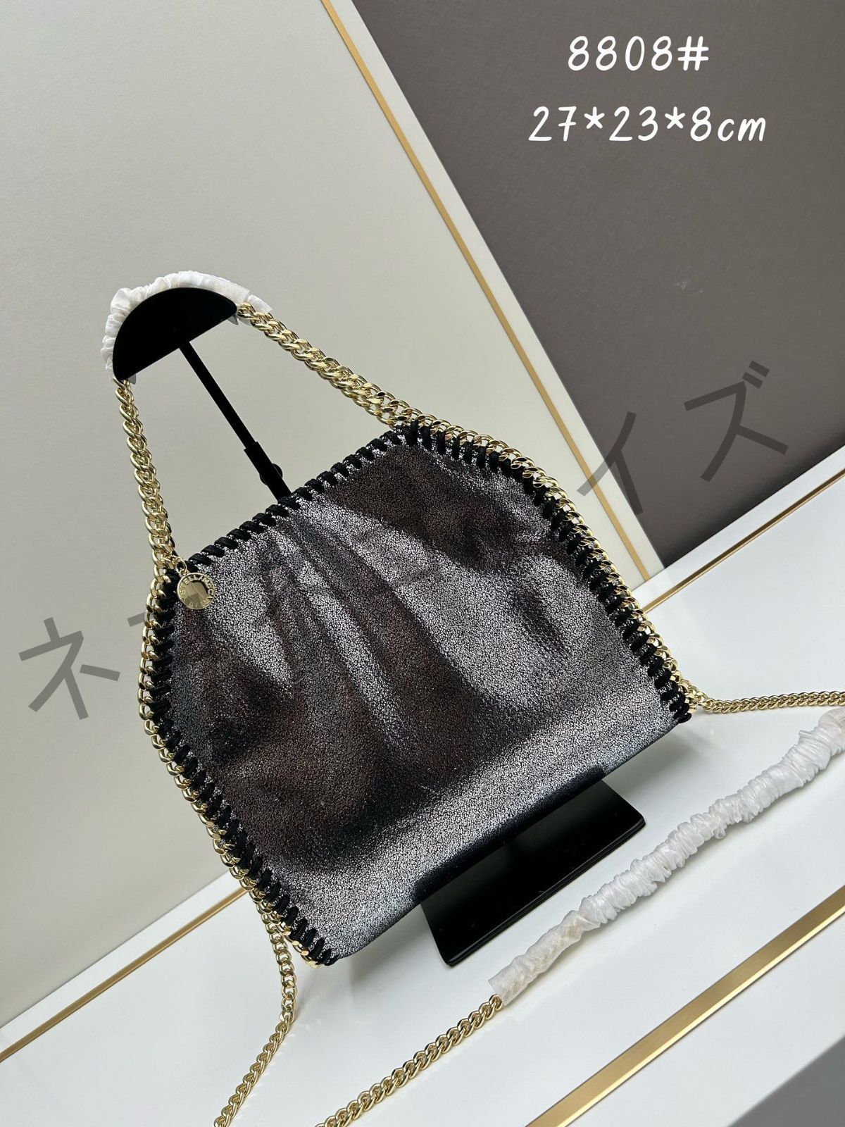 美品  stella mccartney ステラマッカートニー レディース  ファラベラ チェーン トートバッグ  ハンドバッグ ショルダーバッグ 08