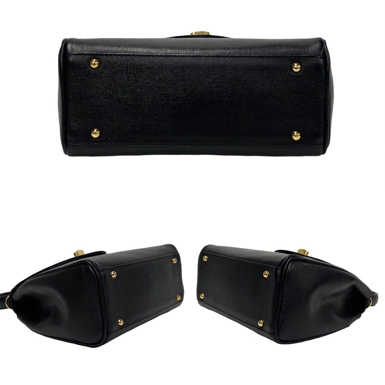 極 美品 保存箱付き GIVENCHY ジバンシィ ヴィンテージ レザー ターン 
