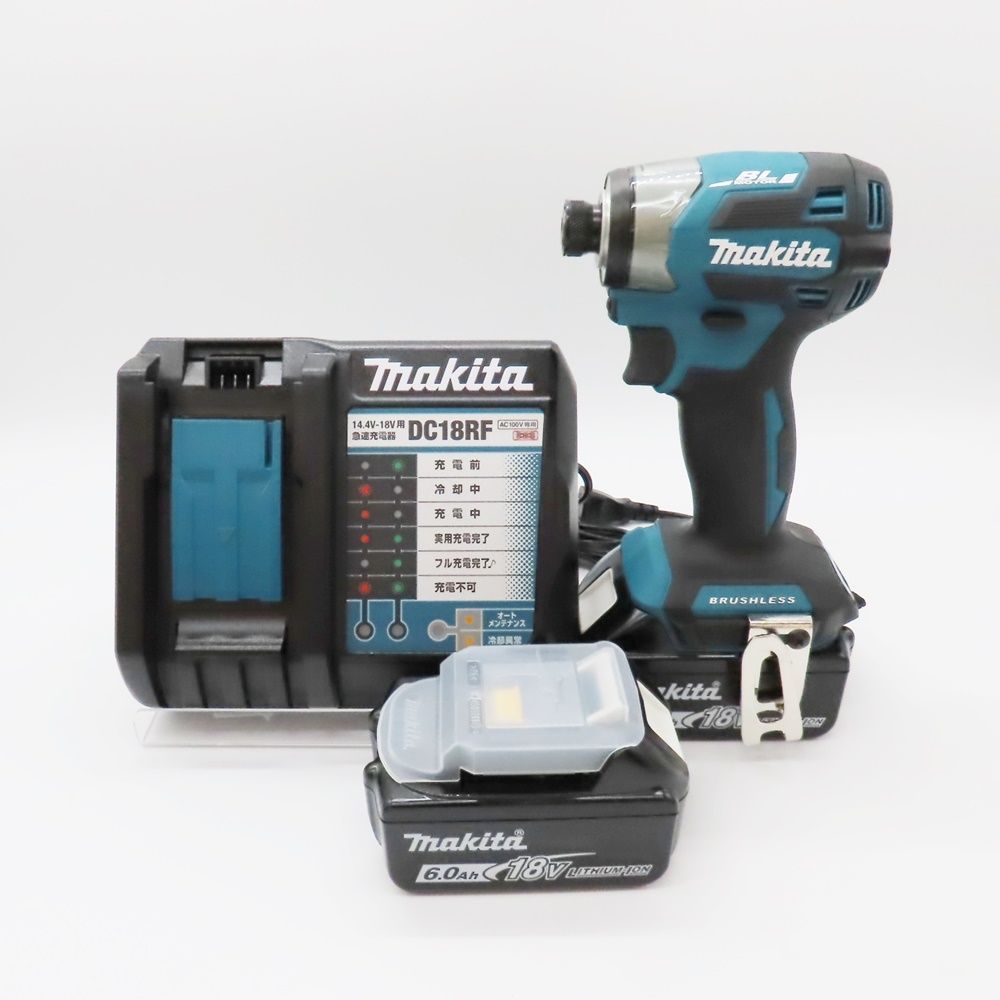 Makita マキタ 18V TD173DRGX 60Ah 充電式 インパクトドライバ ブルー ...