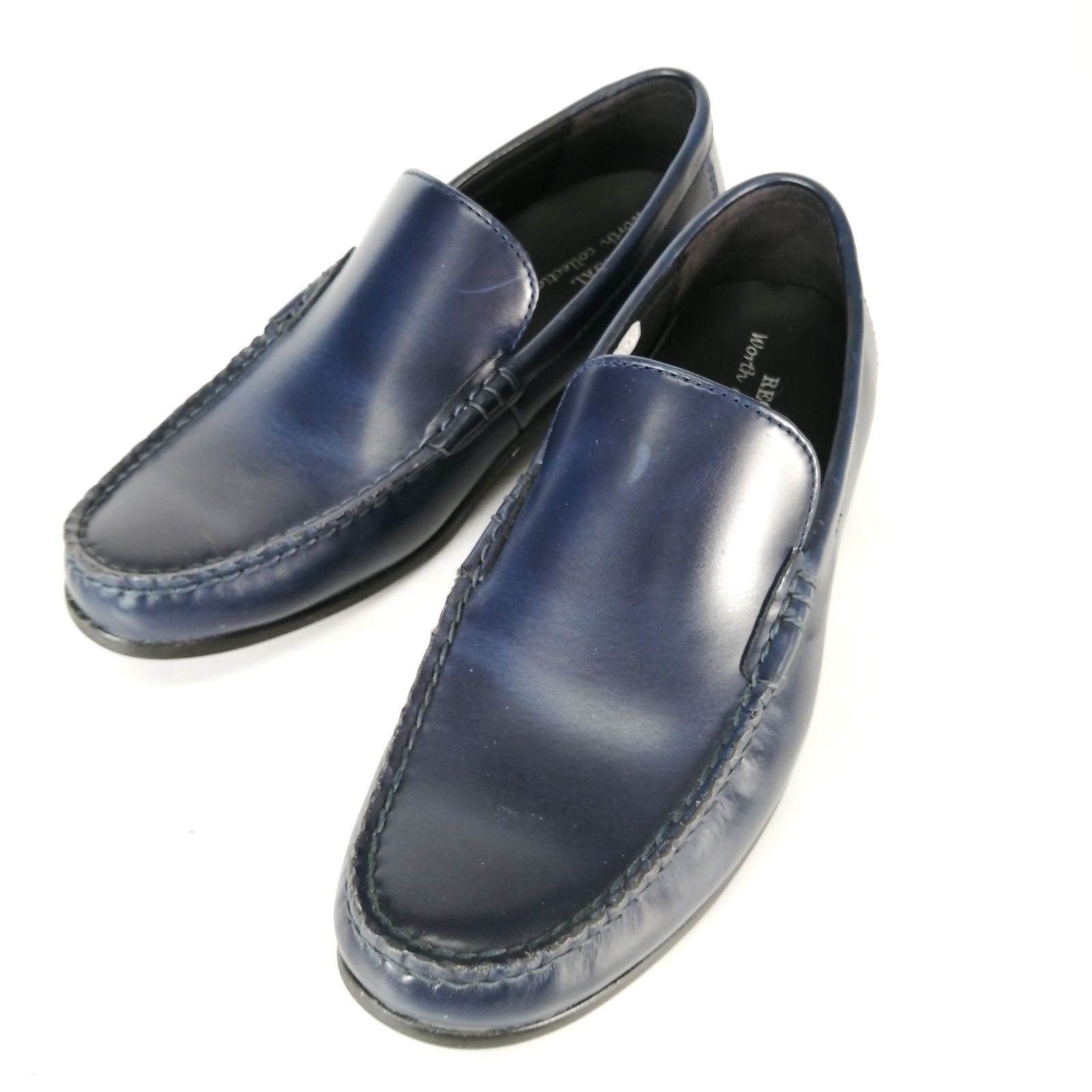REGAL worth collection スリッポン ローファー 24㎝ ネイビー 紺