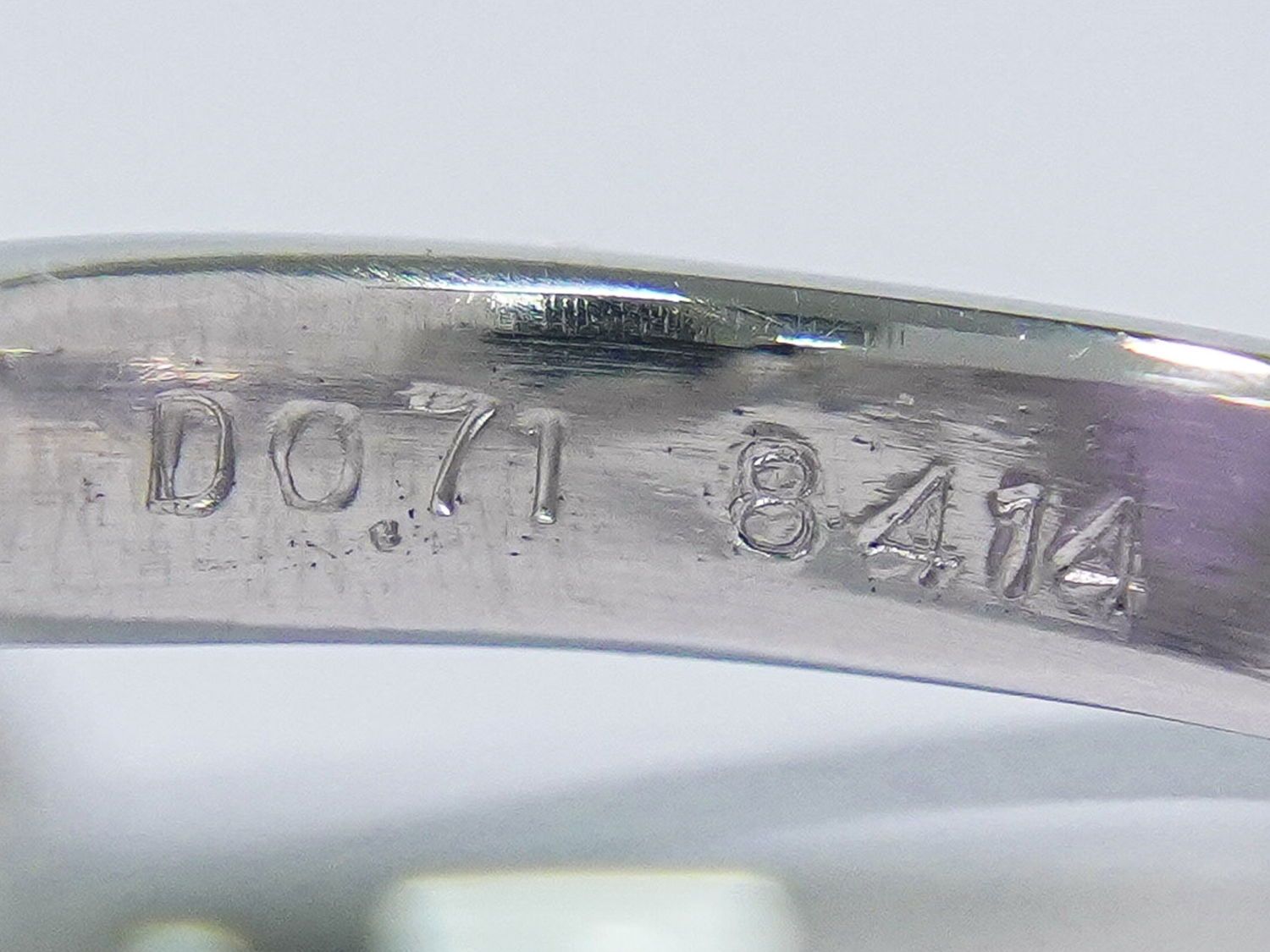 本物 ラベンダーヒスイ 8.414ct ダイヤモンド 0.71ct Pt900 リング  