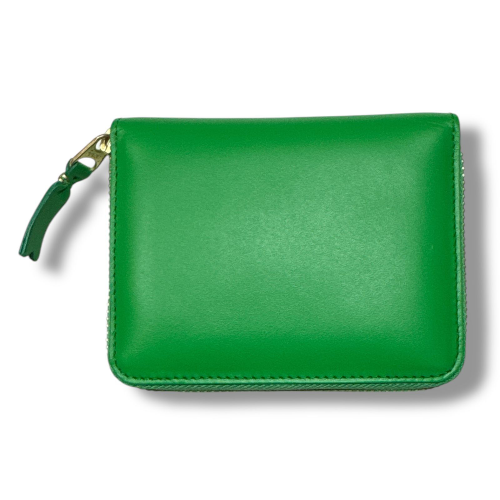 参考上代36300円 WALLET COMME des GARCONS Colored Leather Wallet ドレザーウォレット 折り財布 カードケース ウォレットコムデギャルソン SA2110 グリーン 83094A5