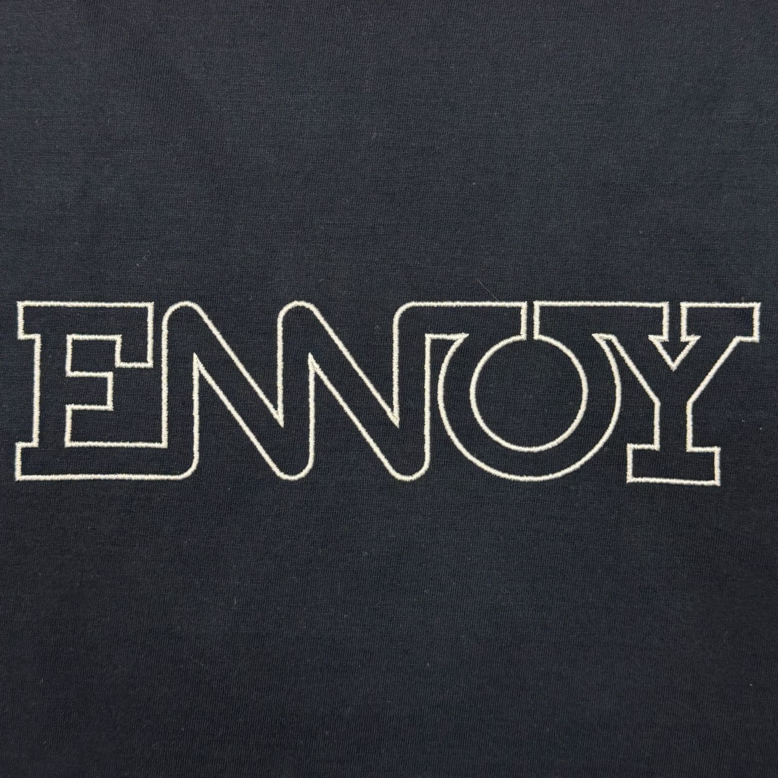 the ennoy professional / Tシャツ/L/コットン/BLK/SS24BRENCT01NTL/エレクトリックロゴ刺繍/24SS/EMB The Ennoy Professional 24SS Electric Logo EMB T-Shirt