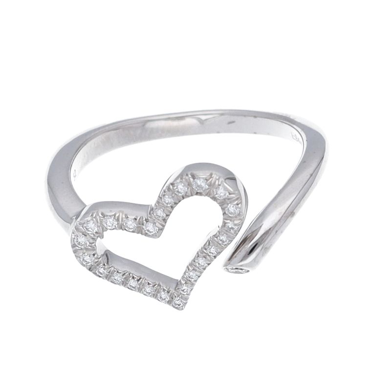 ピアジェ ライムライトハートダイヤリング G34LU252(#11) K18WG  