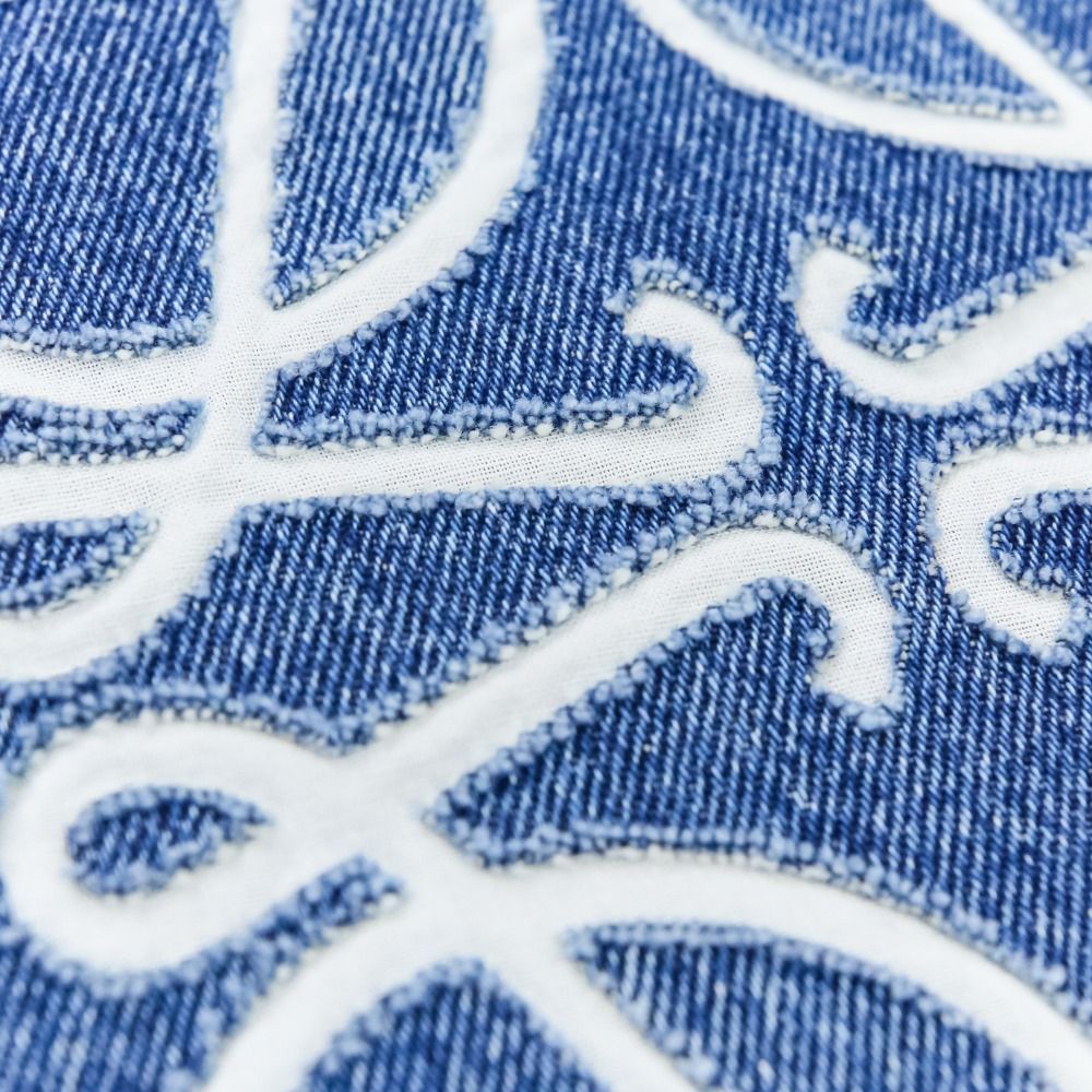 美品 25SS LOEWE ロエベ アナグラム ニー刺繍 デニムパンツ バギー  