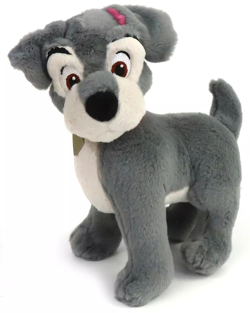 タグ付きディズニーストア わんわん物語 トランプ 寝そべりぬいぐるみ