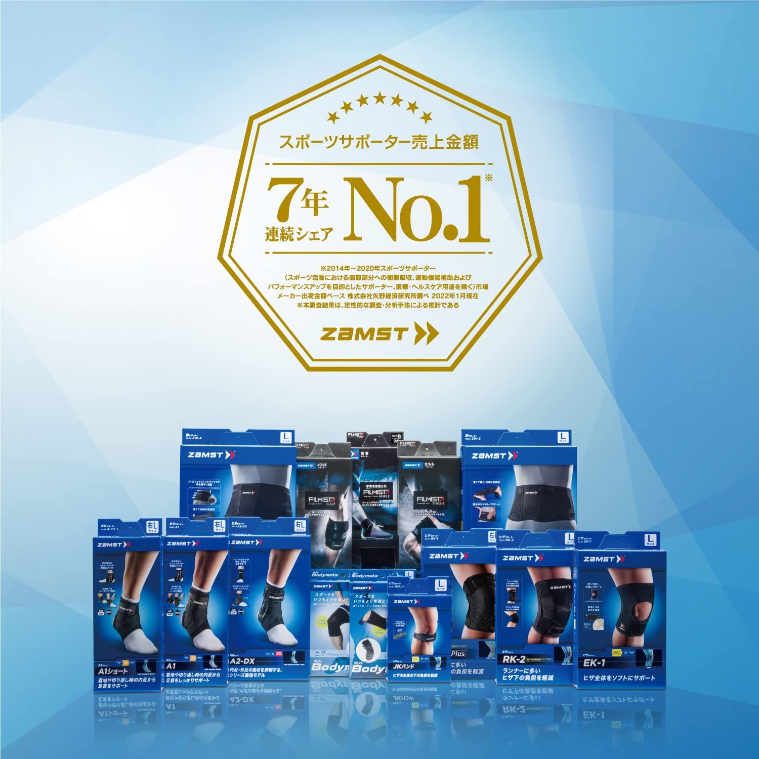 ザムスト(ZAMST) ひざ 膝 サポーター ZK-3 左右兼用 スポーツ全般 日常