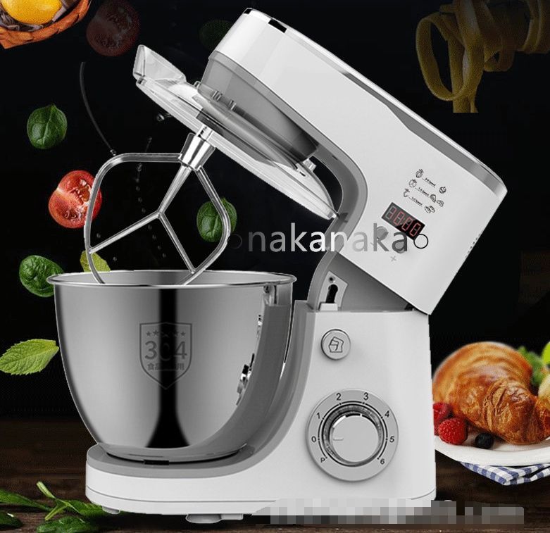 和面機 調理機 5Lステンレスボウル ミキサー 泡立て器