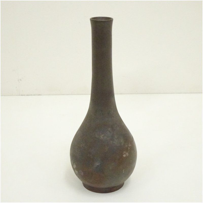 備前焼 桃山造 花入（共箱） 花入れ 茶道 茶道具 花瓶 花器