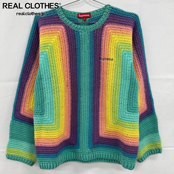 22ss Supreme Hand Crocheted Sweater M