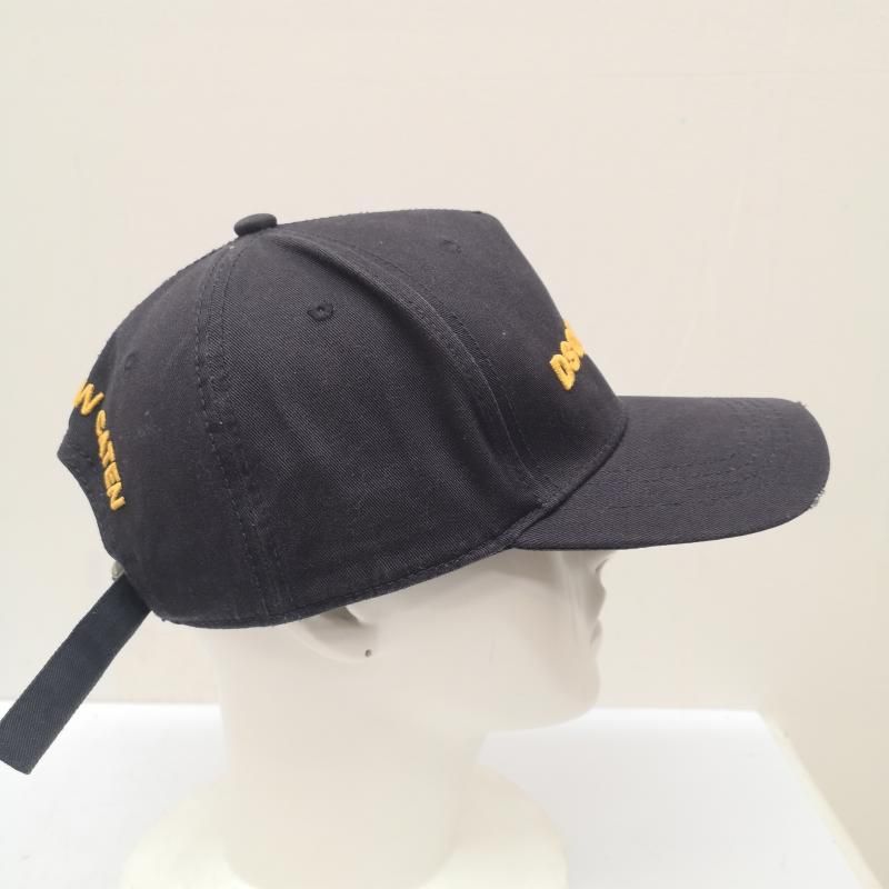 新品未使用　ディースクエアード　DSQUARED2 レディース　黒色キャップ DSQUARED2 ディースクエアード 帽子 キャップ アイコン ベース