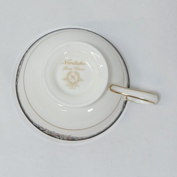 ノリタケ　アンティークストーン　ペアカップ&ソーサー ノリタケ　アンティークストーン　ペアカップ\u0026 ソーサー