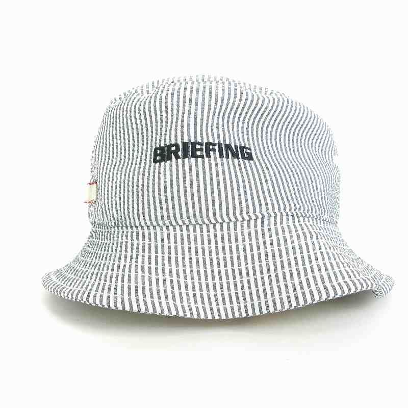 ブリーフィング BRIEFING ゴルフ GOLF 美品 MS SEERSUCKER HAT