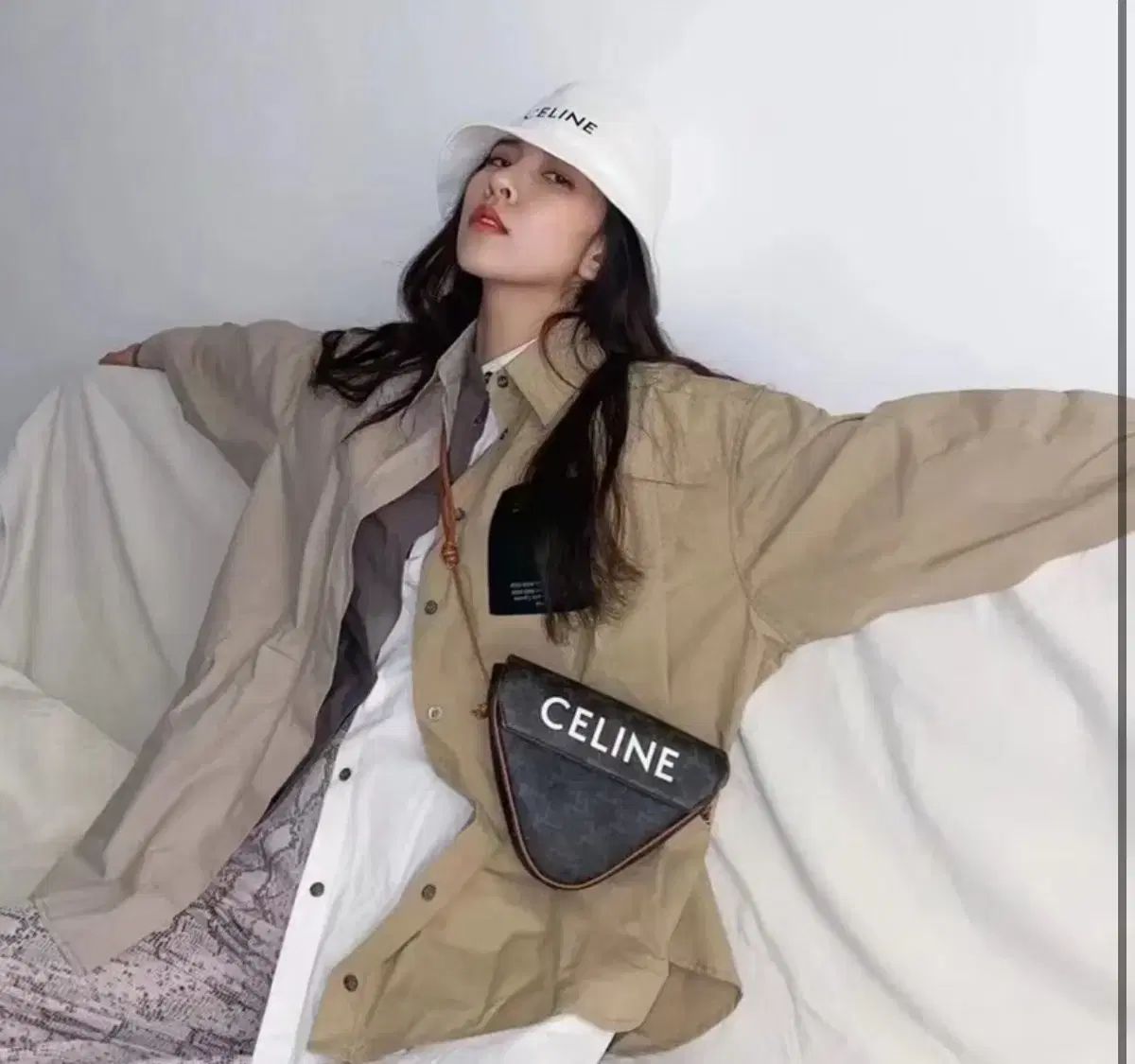 Celine セリーヌ トライアングルバッグ ミニ x