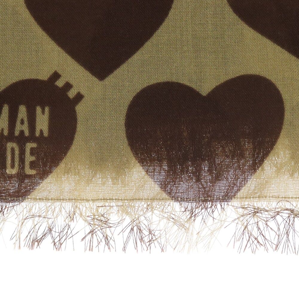 HUMAN MADE HEART STOLE ストール　ブラウン HUMAN MADE (ヒューマンメイド) HEART STOLE ハート ストール